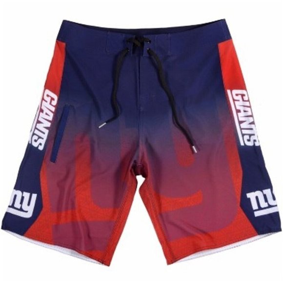 New York‎ Giants Mens Summer Board Shorts Swim Trunks - Size 32 - Picture 1 of 1